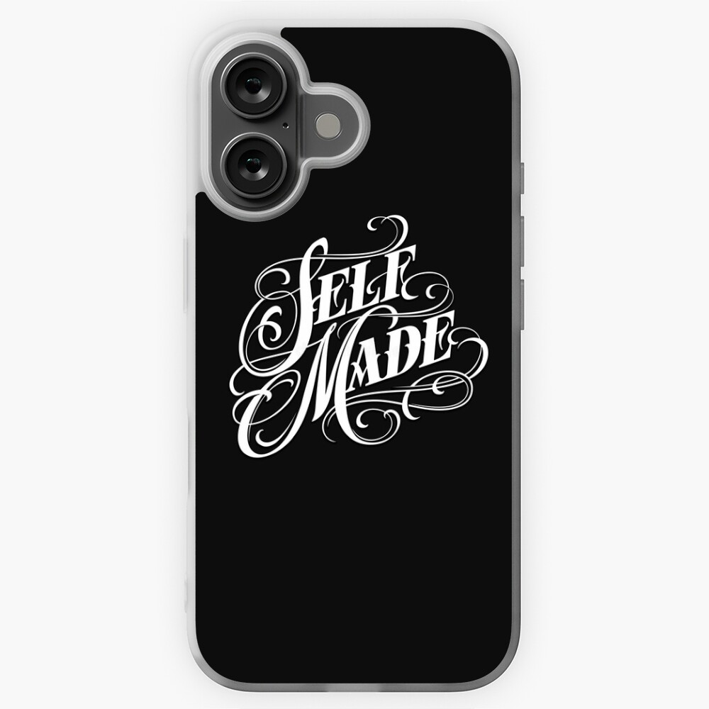 Self Made Chicano Lettering Tattoo Design  Sticker