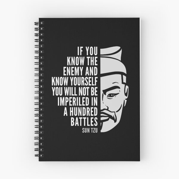 Item preview, Sun Tzu Inspirational Quote: If You Know The Enemy designed and sold by Elvin Dantes.