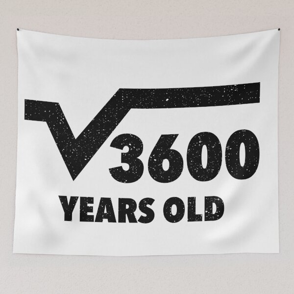 Item preview, Square Root Of 3600 Shirt Years Old 60th Birthday Gift Math designed and sold by DiogoCalheiros.