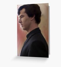 BBC Sherlock Painting Greeting Card