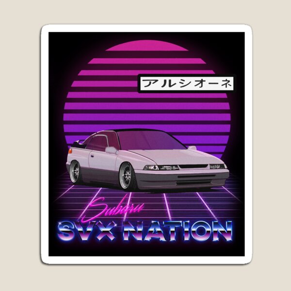 Outrun SVX NATION Magnet