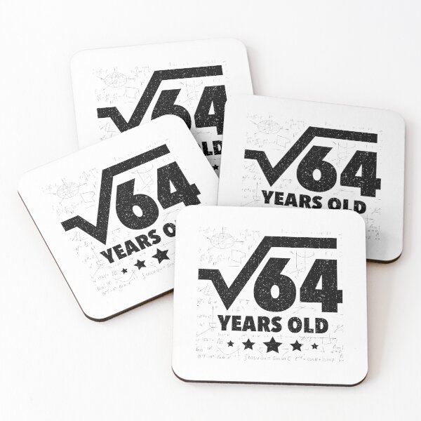Item preview, Square Root Of 64 Shirt Years Old 8th Birthday Gift Math designed and sold by DiogoCalheiros.