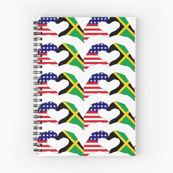 Item preview, We Heart USA & Jamaica Patriot Flag Series designed and sold by Carbon-Fibre Media.