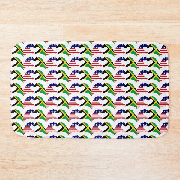 Item preview, We Heart USA & Jamaica Patriot Flag Series designed and sold by Carbon-Fibre Media.