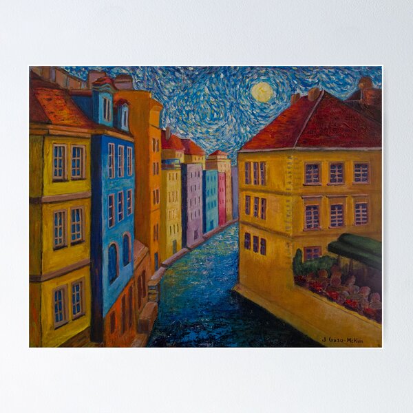 Item preview, Prague a la VanGogh designed and sold by Jo-Anne Gazo-McKim.