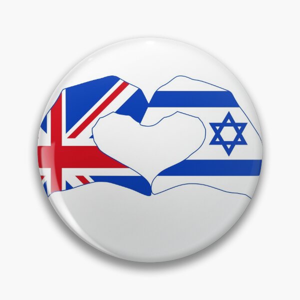 Item preview, We Heart UK & Israel Patriot Flag Series designed and sold by Carbon-Fibre Media.