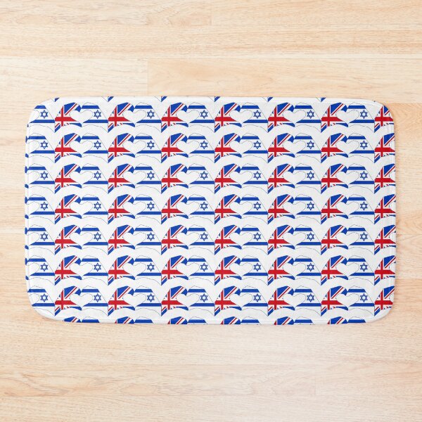 Item preview, We Heart UK & Israel Patriot Flag Series designed and sold by Carbon-Fibre Media.