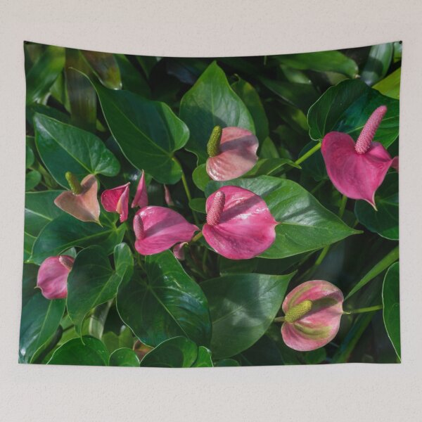 Item preview, Biophilic Celebration in Juicy Pink and Emerald Green designed and sold by Georgia Mizuleva.