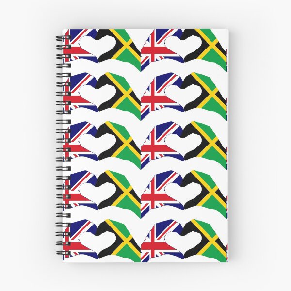 Item preview, We Heart UK & Jamaica Patriot Flag Series designed and sold by Carbon-Fibre Media.