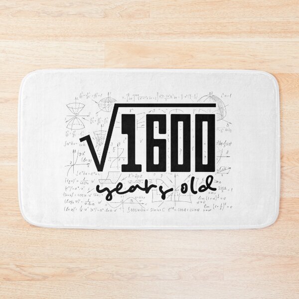 Item preview, Square Root Of 1600 Shirt Years Old 40th Birthday Gift Math designed and sold by DiogoCalheiros.
