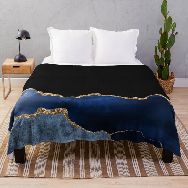 Item preview, Navy and Gold Agate Watercolor Textures designed and sold by digitalvintage.