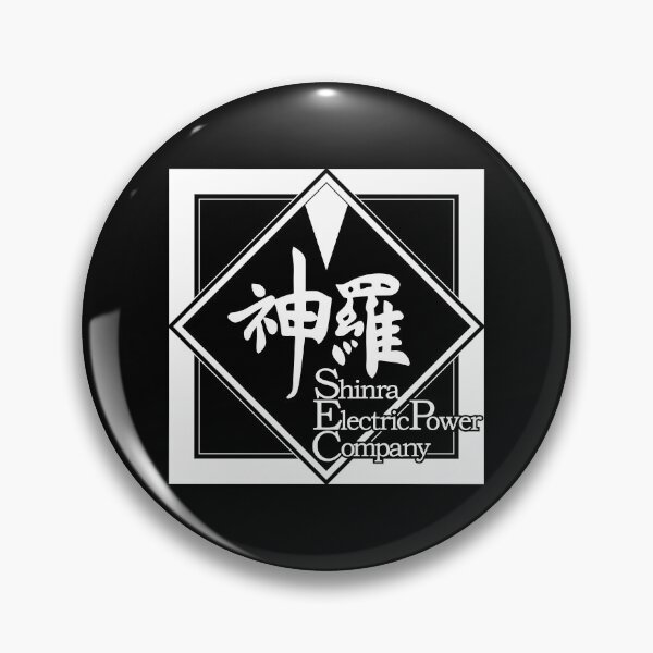 Item preview, Final Fantasy® VII Remake - Shinra Electric Power Company (Logo) [White-Framing] designed and sold by SWISH-Design.