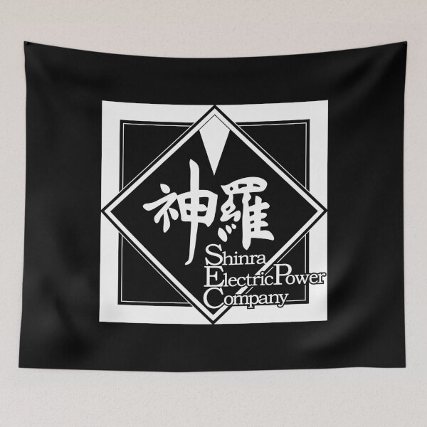 Item preview, Final Fantasy® VII Remake - Shinra Electric Power Company (Logo) [White-Framing] designed and sold by SWISH-Design.