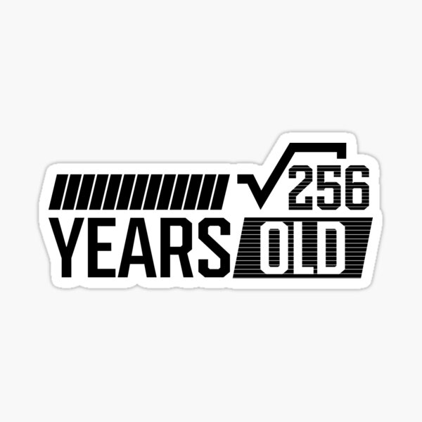 Item preview, Square Root Of 256 Shirt Years Old 16th Birthday Gift Math designed and sold by DiogoCalheiros.
