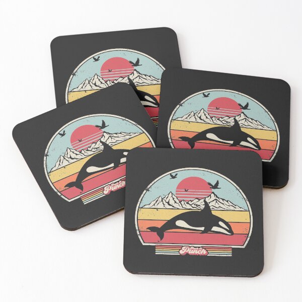 Item preview, Orca Product. Retro Style Killer Whale Print designed and sold by PackAPunch.
