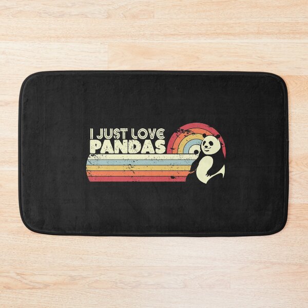 Item preview, I Just Love Pandas Product. Retro Style Print designed and sold by PackAPunch.