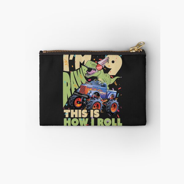 Item preview, 9th Birthday, 9 Year Old Print. T-Rex, Dinosaur Truck Graphic designed and sold by PackAPunch.