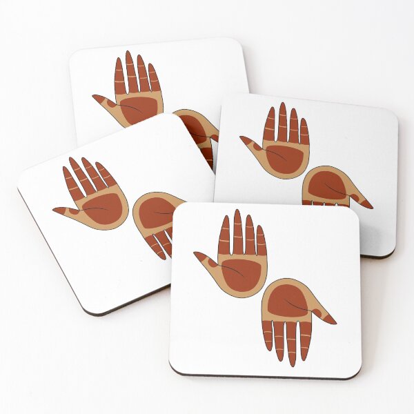 Item preview, Henna hand - Brown Palm design designed and sold by Mennen’s Art.
