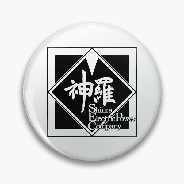 Item preview, Final Fantasy® VII Remake - Shinra Electric Power Company (Logo) [Black-Framing] designed and sold by SWISH-Design.