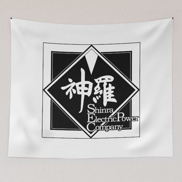 Item preview, Final Fantasy® VII Remake - Shinra Electric Power Company (Logo) [Black-Framing] designed and sold by SWISH-Design.