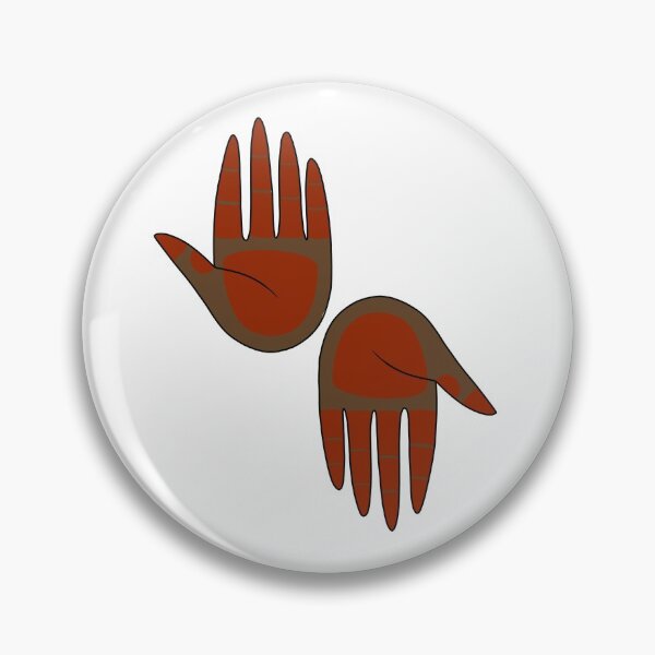 Item preview, Henna hand - Brown Palm design designed and sold by Mennen’s Art.
