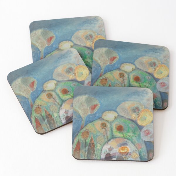 Item preview, Green Hill, in blue, green and mixed colours designed and sold by Claire Cooper-Walsh.