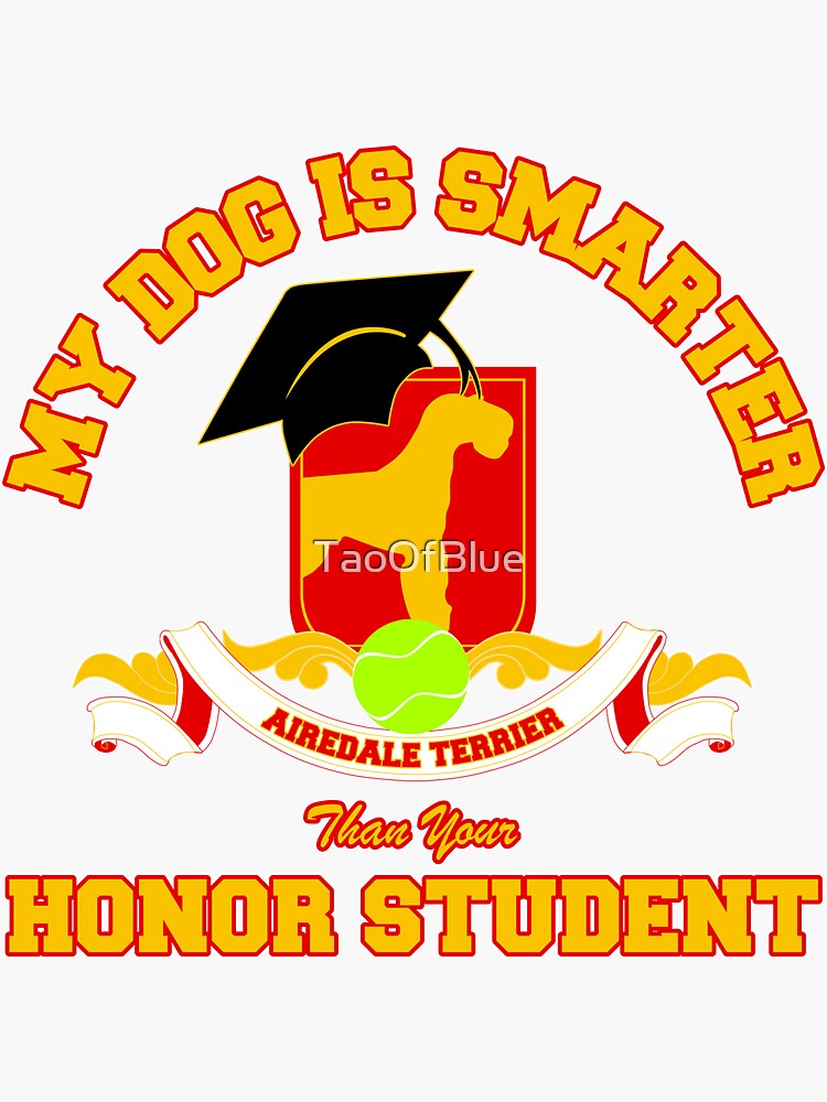 Honor Student - Airedale by TaoOfBlue