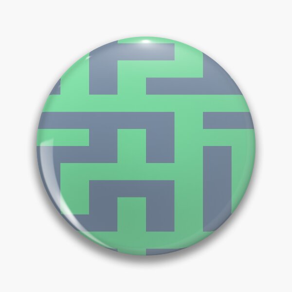 Item preview, Maze in Green and Gray designed and sold by KeksWorkroom.