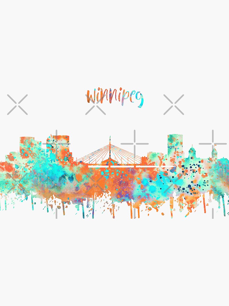 Sticker « Winnipeg », par Rosaliartbook Redbubble