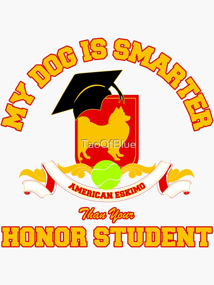 Honor Student - American Eskimo by TaoOfBlue
