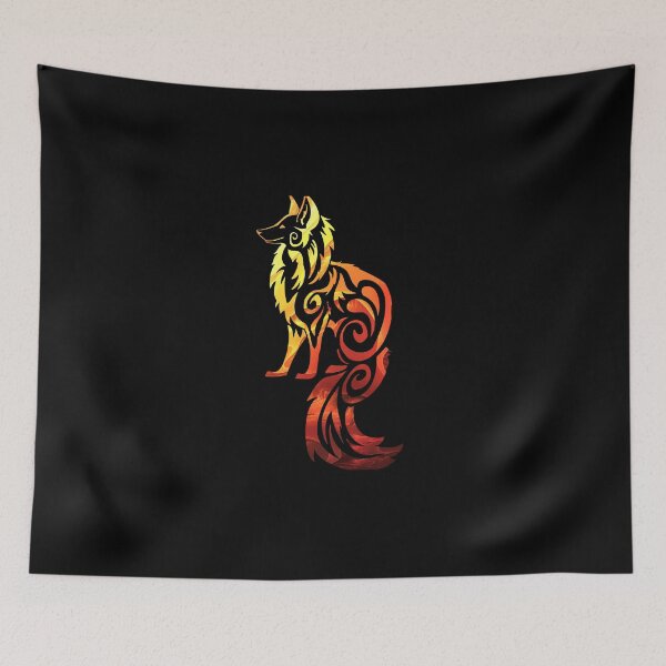 Item preview, tribal fox geometric design designed and sold by sami123456.