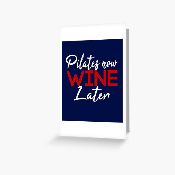 Artikel-Vorschau von Pilates jetzt Wein später, designt und verkauft von STdesigns.