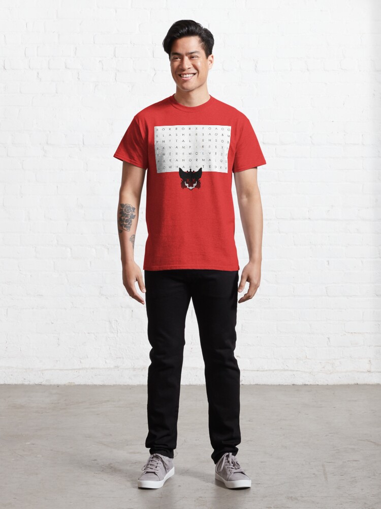 Alternate view of Horror Search Classic T-Shirt