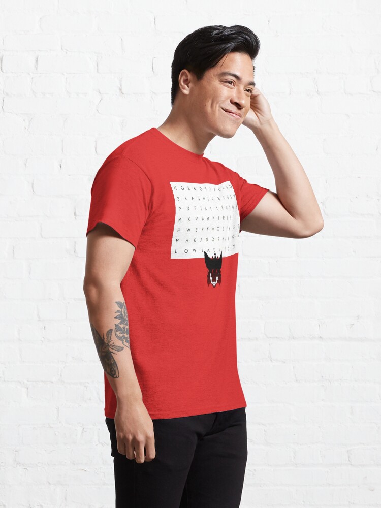 Alternate view of Horror Search Classic T-Shirt