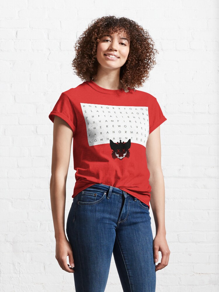 Alternate view of Horror Search Classic T-Shirt