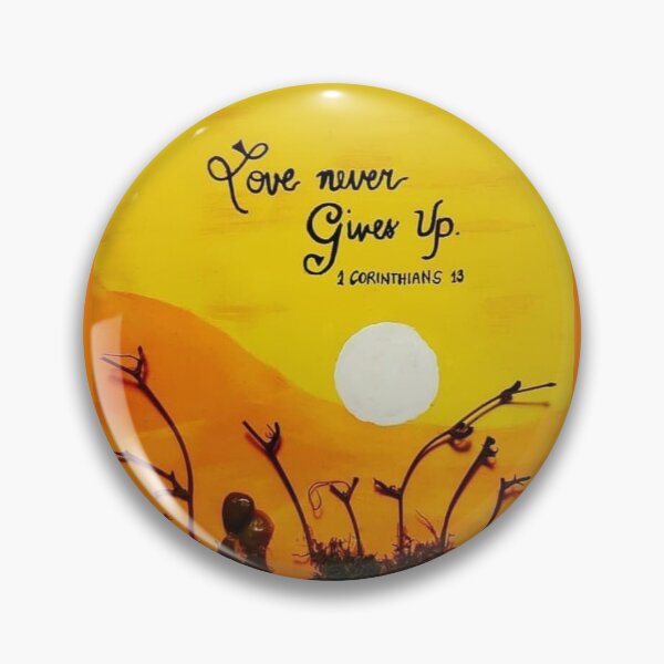 Item preview, LOVE NEVER GIVES UP designed and sold by roseyycarts.