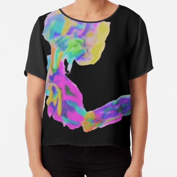 Up In Smoke Chiffon Top