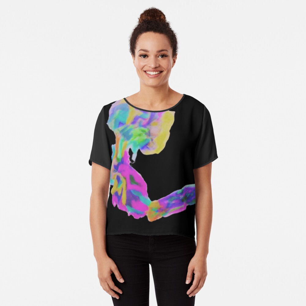 Up In Smoke Chiffon Top