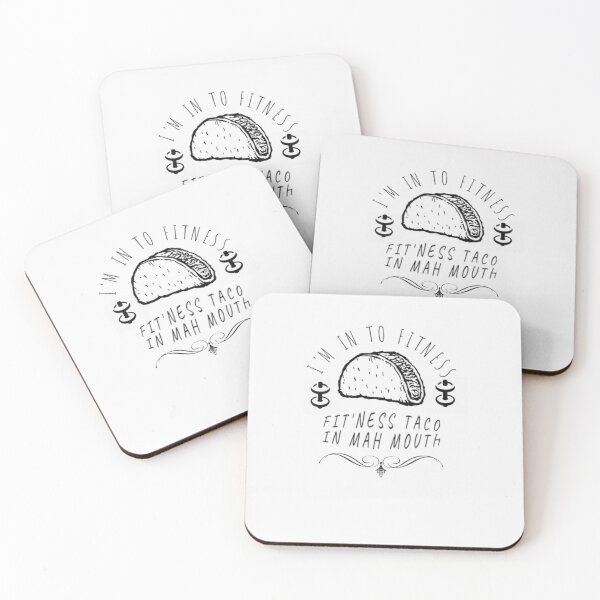 Item preview, I'm In To Fitness - Fit'ness Taco In Mah Mouth designed and sold by walidsam07.