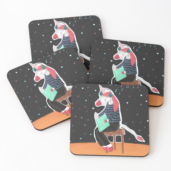 Item preview, Funky unicorn  designed and sold by Charlotsart .