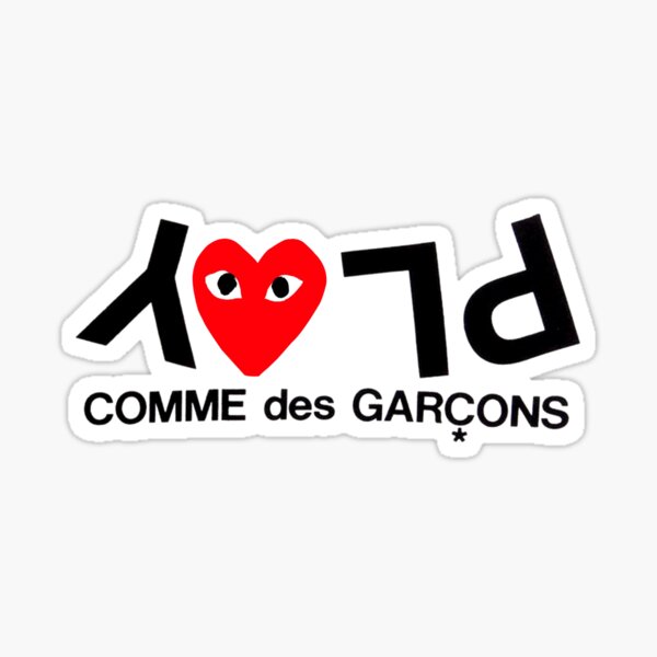 comme des garcons sticker pack