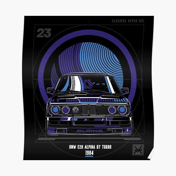 E28 M5 "ALPINA" Poster