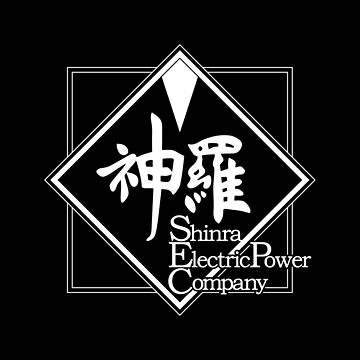 Artwork thumbnail, Final Fantasy® VII Remake - Shinra Electric Power Company (Logo) [White] by SWISH-Design