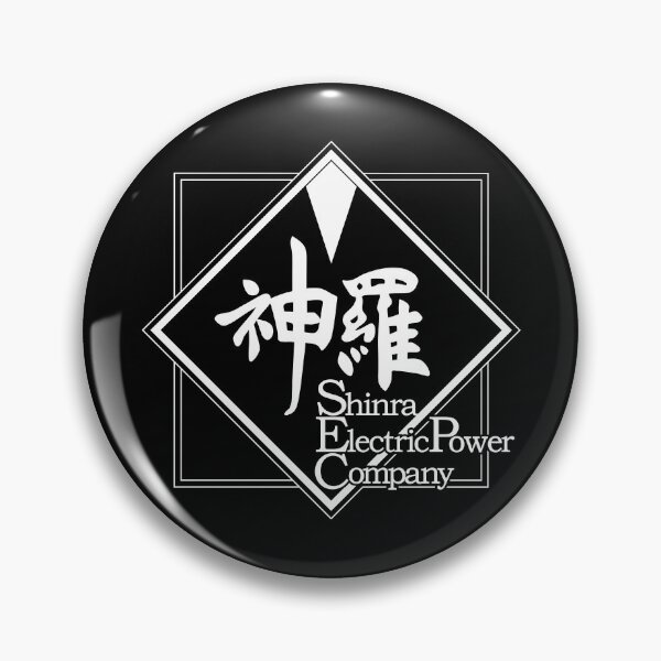 Item preview, Final Fantasy® VII Remake - Shinra Electric Power Company (Logo) [White] designed and sold by SWISH-Design.