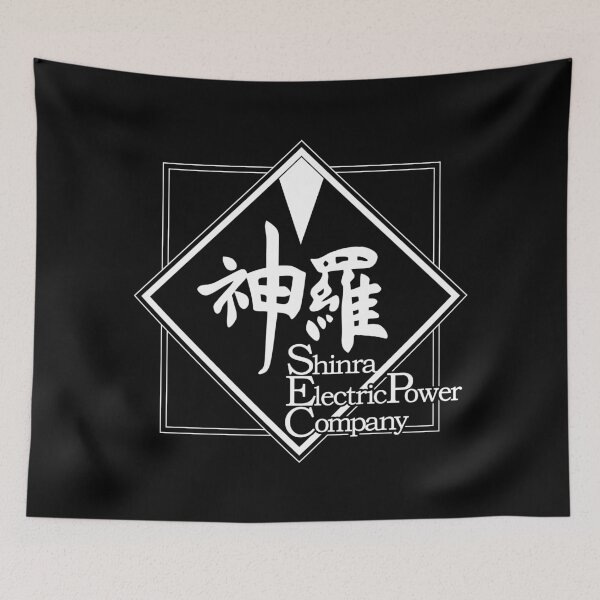 Item preview, Final Fantasy® VII Remake - Shinra Electric Power Company (Logo) [White] designed and sold by SWISH-Design.