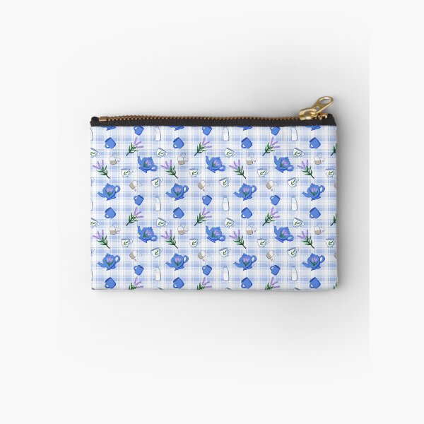 Item preview, Lavender Tea Blue Plaid designed and sold by LahaskaArt.