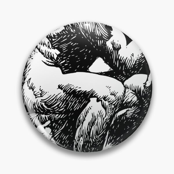 Thinking Man Statue Pin