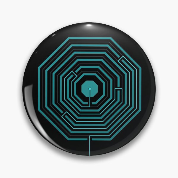 Item preview, Octagonal Maze in shades of Green designed and sold by ShuttleworthArt.