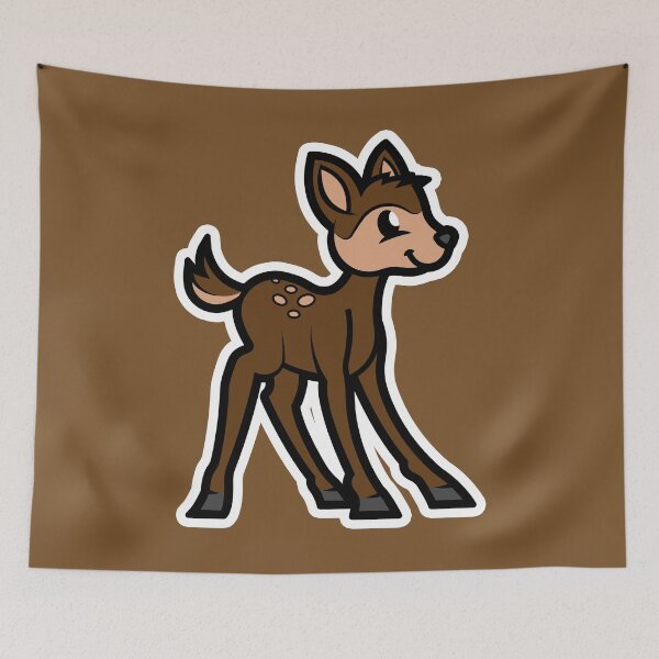 Item preview, Brown Deer Cartoon Animals Cartoon Island designed and sold by Cartoon Island.