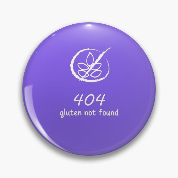 Item preview, 404 gluten not found icon - blank designed and sold by TheSpecialDiet.